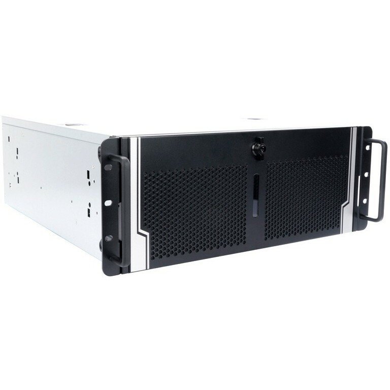 Серверный корпус Procase RM438-B-0 4U server case,3x5.25+8HDD,черный,без блока питания,глубина 380мм, MB ATX 12"x9.6"