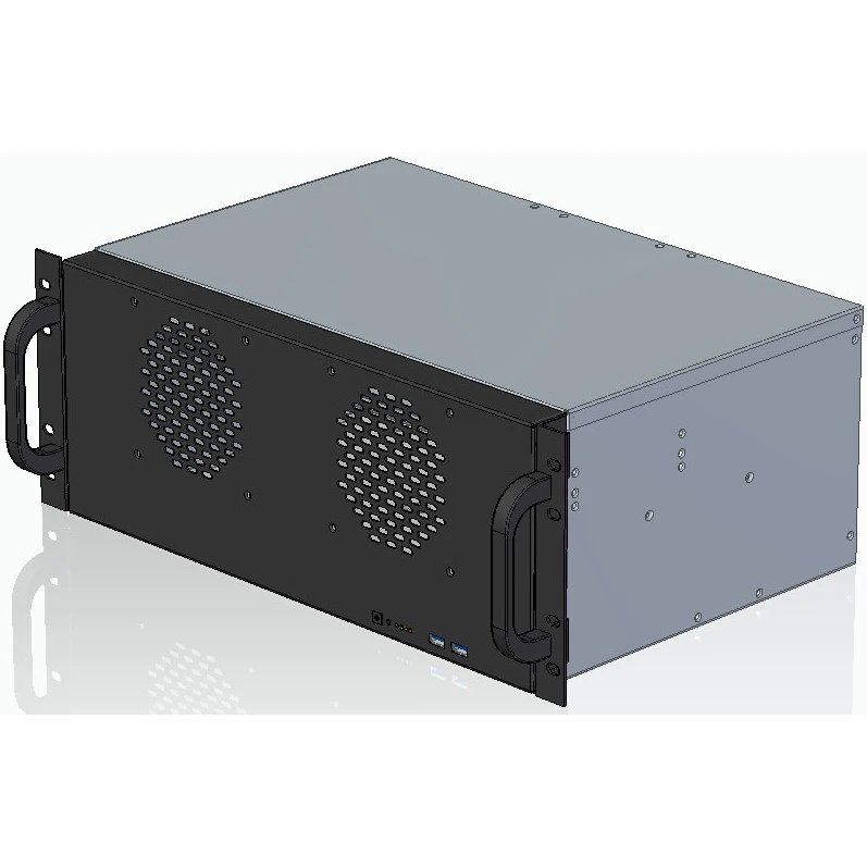 Корпус Procase 4U300-08 4U, 8HDD, черный, без блока питания PS/2 ATX, глубина 300мм, MB ATX 12"x9.6"
