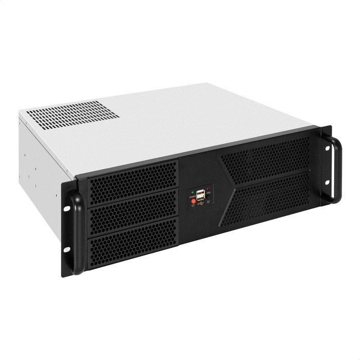 Корпус ExeGate Pro 3U400-07 EX297730RUS (RM 19", высота 3U, глубина 400, без БП, 2*USB)