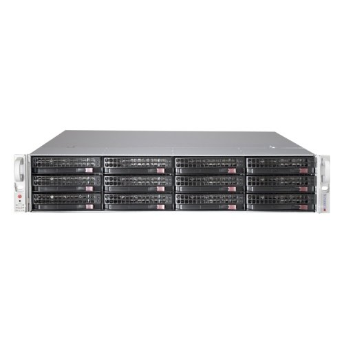 Корпус Supermicro (CSE-826BE1C-R920LPB) 2U, MB E-ATX 13.68x13, ATX 12x13, 12x10, 12x3.5 hot swap SAS3/SATA, SAS3 12Gbps single-expander backpla