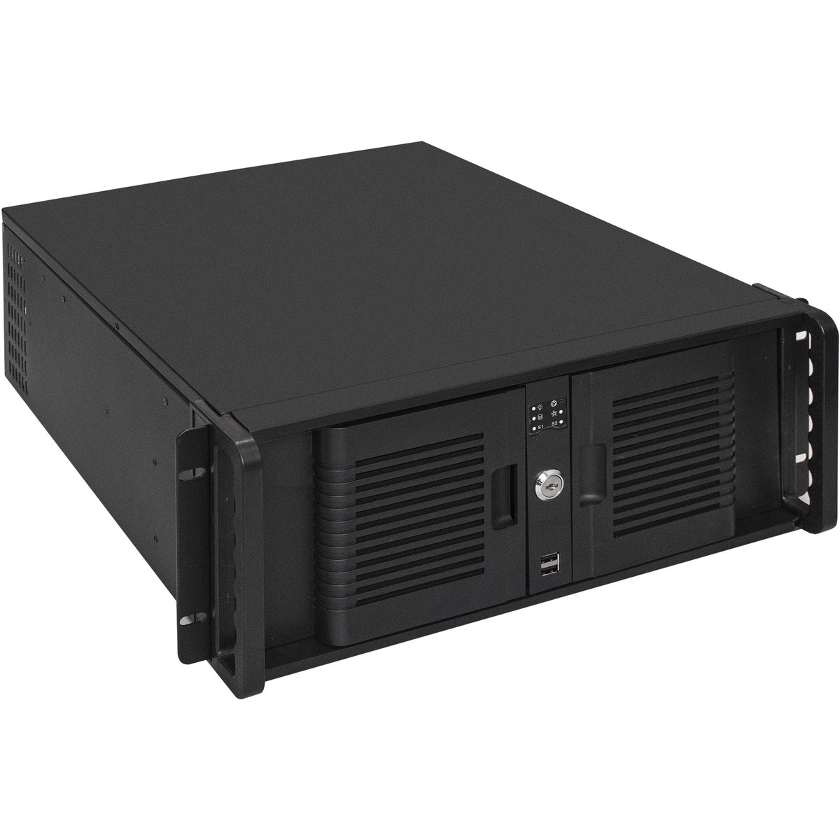 Корпус ExeGate Pro 4U480-15/4U4132 EX244605RUS RM 19", высота 4U, глубина 480, БП 700ADS, USB
