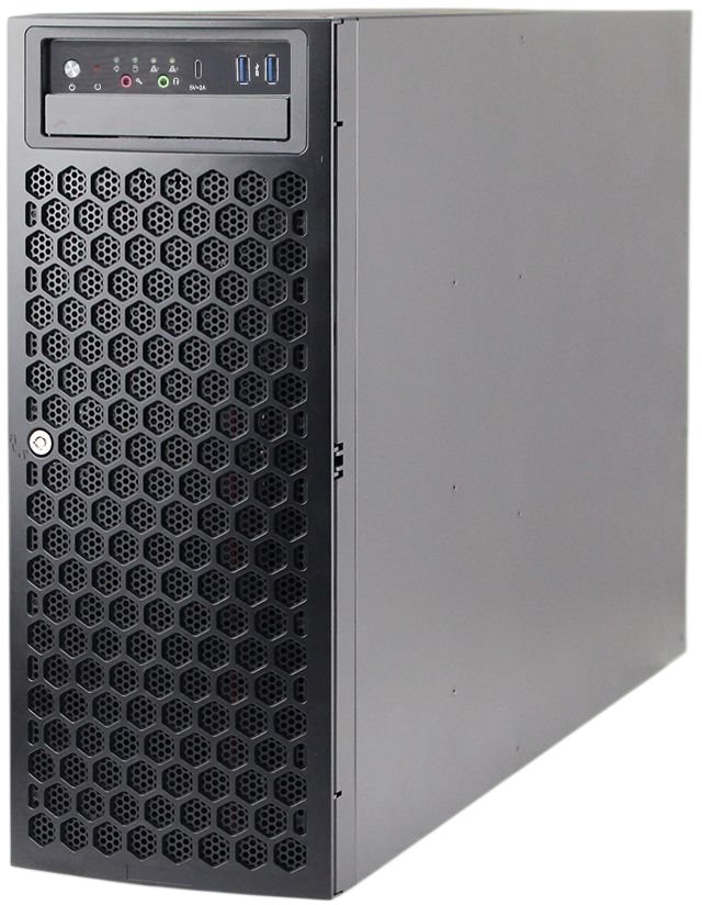 Корпус Foxline FL-T4U435, 4U/Tower, ATX, w/o psu, (support or CRPS), 1x2,5" ext, 4x3,5" int, 2xUSB 3.0,3x9025mm fan