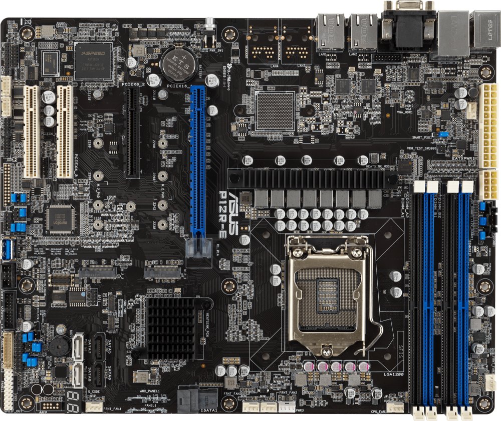 Материнская плата ASUS P12R-E 90SB0A90-M0UAY0