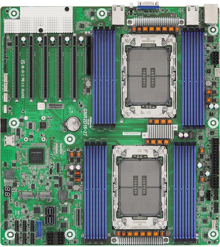Материнская плата ASRock GNR2D16-2T (90-SXGDX0-A0UAYF)