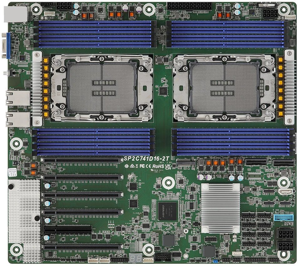 Материнская плата ASRock SP2C741D16-2T (90-SXGCW0-A0UAYF)