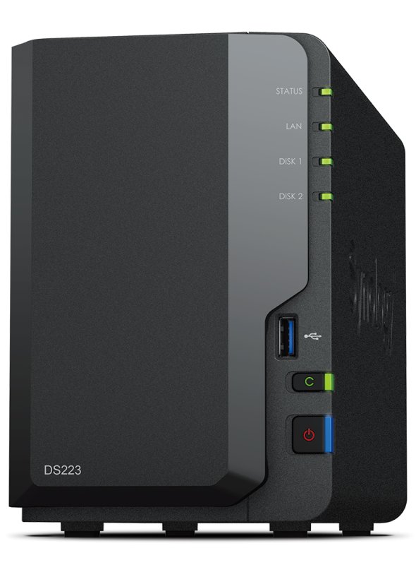 СХД SYNOLOGY DS223 настольное исполнение 2BAY No HDD