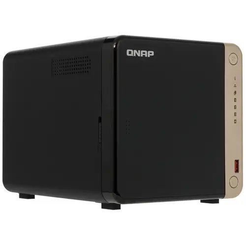 Сетевое хранилище NAS Qnap Original TS-464-8G 4-bay настольный Celeron N5095