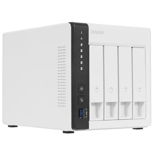 Сетевое хранилище NAS Qnap TS-433-4G 4-bay настольный Cortex-A55