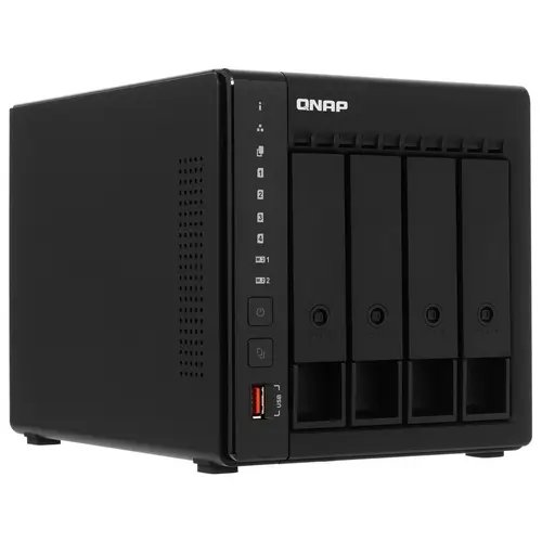 Сетевое хранилище NAS Qnap Original TS-453E-8G 4-bay настольный Celeron J6412