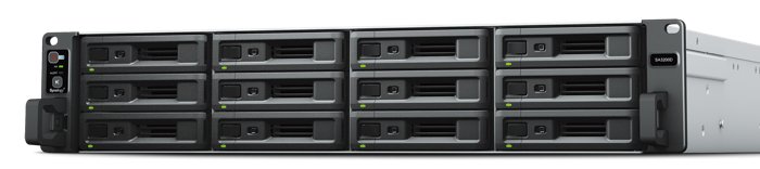 NAS Synology Rack 2U Unified DualCont Array (QC2,4GhzCPU/8Gbupto64/2x1GbE+1x10GbERJ45(+1xExpSlot) per contr)NoHDD(upto12 2,5"/3,5"SASupto36with 2xRXD1