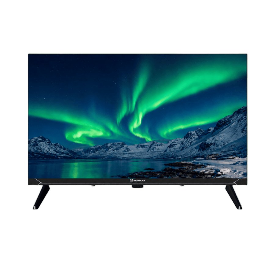 Телевизор 24" RASKAT 24H1300B черный 1366x768, HD Ready, 60 Гц, Wi-Fi, Smart TV, Салют ТВ