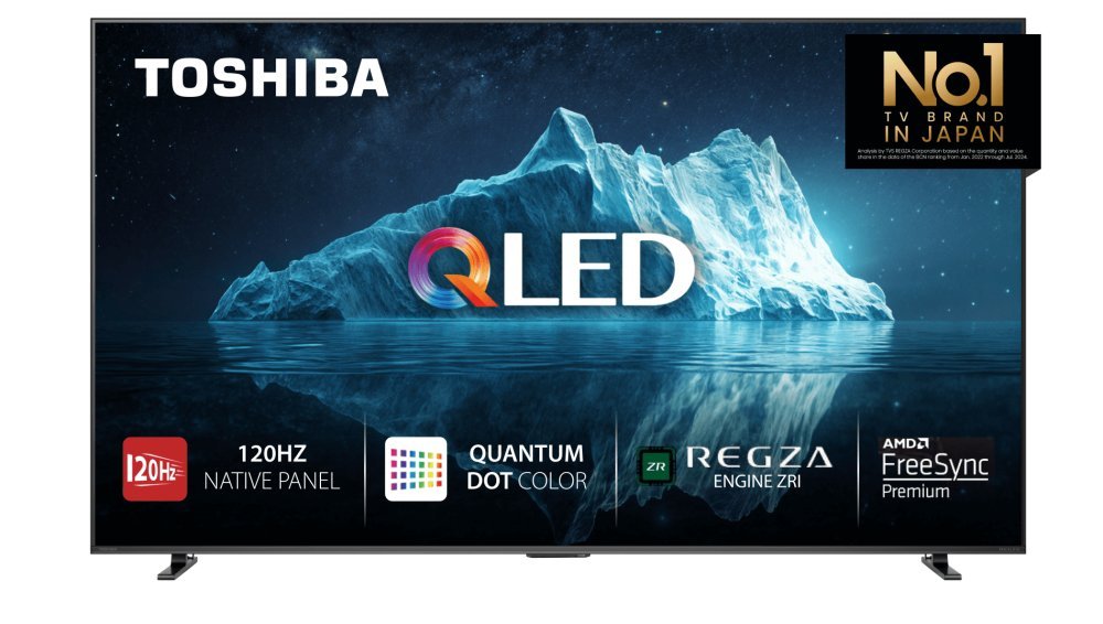 Телевизор 65" Toshiba 65Z570SE черный QLED 3840x2160, 4K Ultra HD, 120 Гц, Wi-Fi, Smart TV, VIDAA