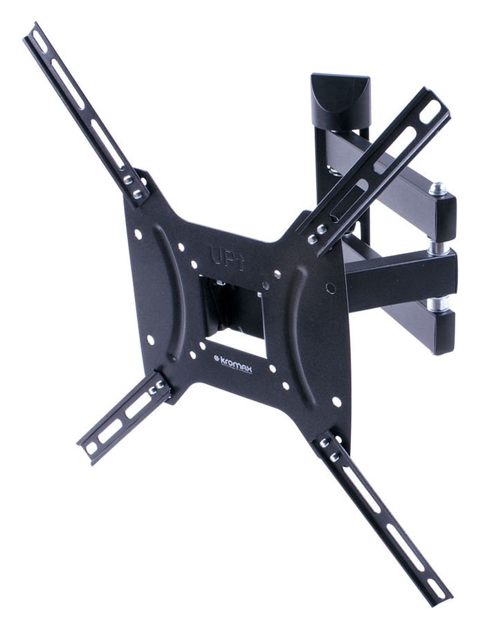 15"-55" Кронштейн Kromax DIX-24 черный до35кг поворотно-выдвижной и наклонный