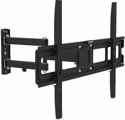 32"-75" Кронштейн Hyundai GL-N4 черный макс.40кг настенный поворотно-выдвижной и наклонный
