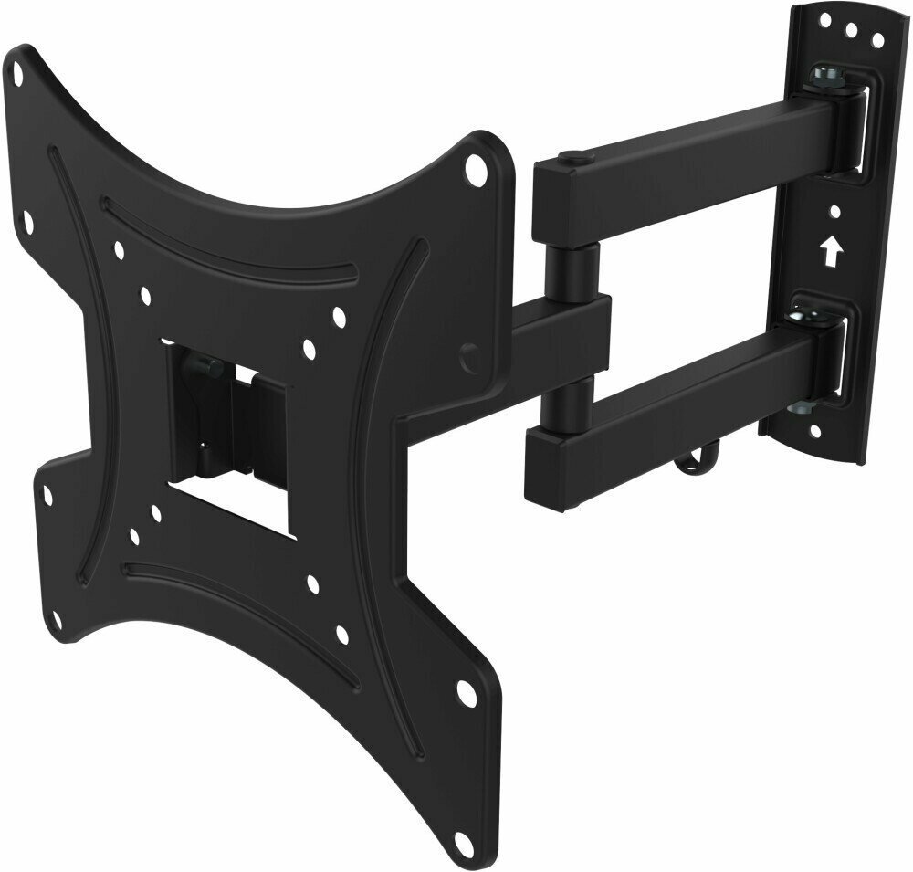20"-48" Кронштейн Hyundai GL-N2 черный макс.15кг настенный поворотно-выдвижной и наклонный
