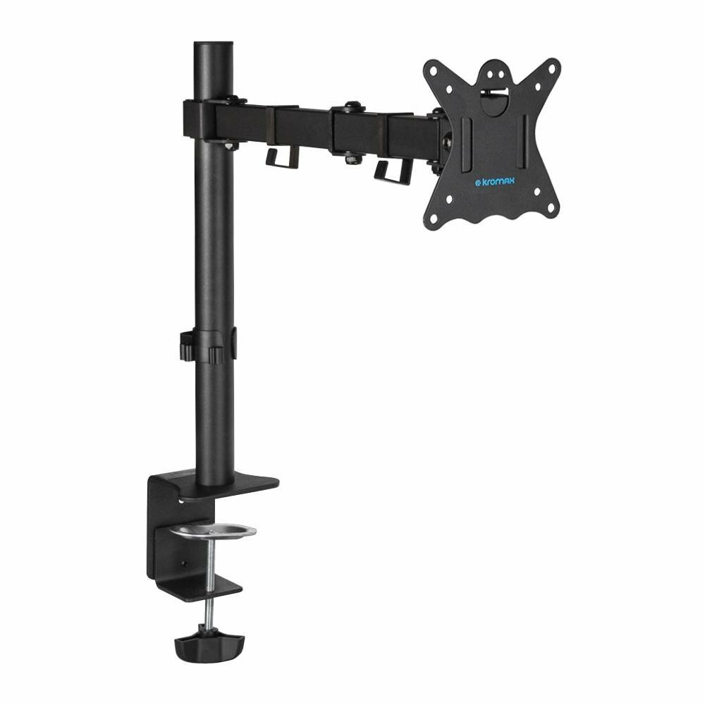 Кронштейн для мониторов Kromax CASPER-507 черный 10"-34" макс.10кг настольный поворот и наклон