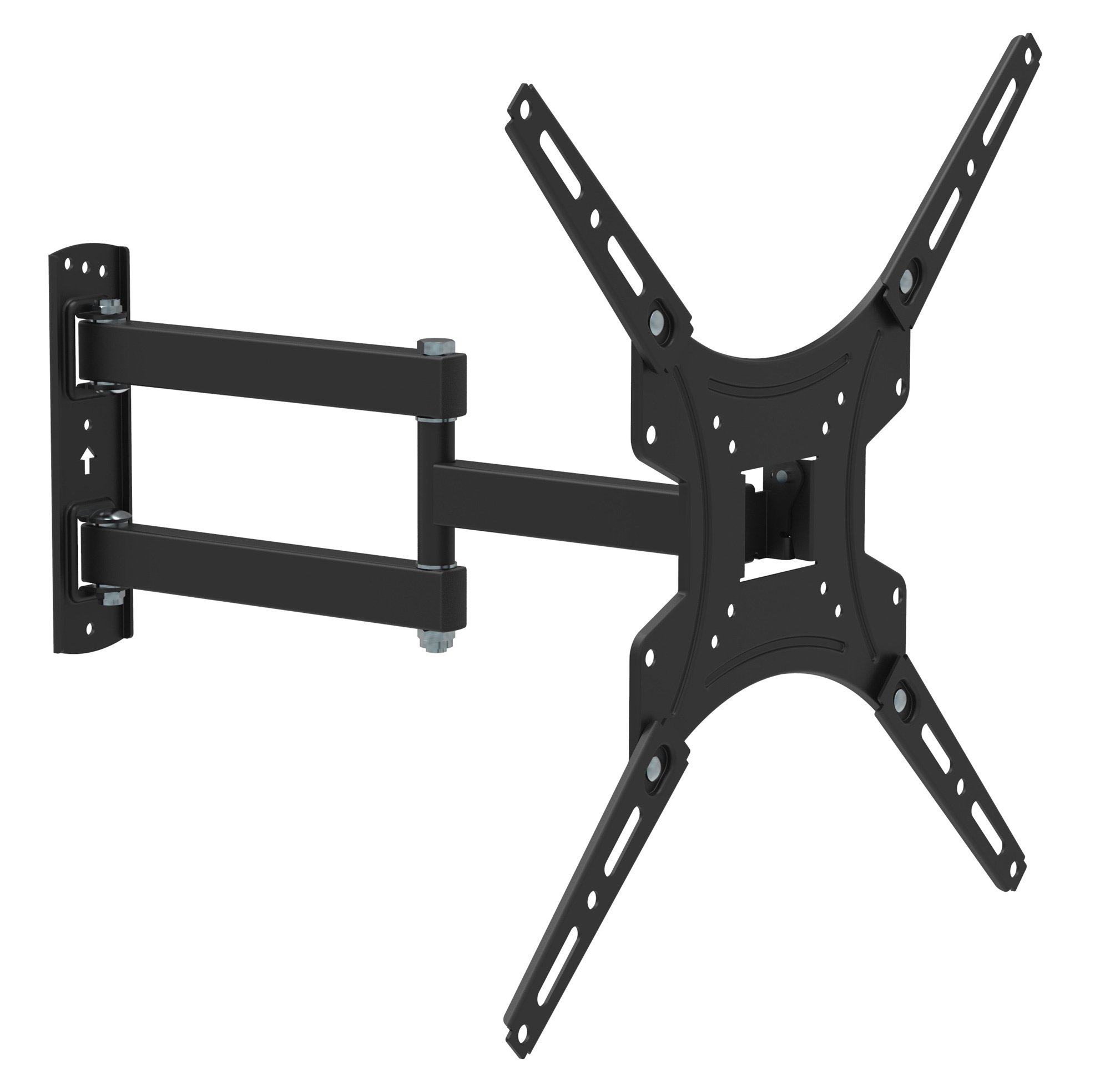 20"-65" Кронштейн Buro FL4S черный макс.25кг настенный поворотно-выдвижной и наклонный
