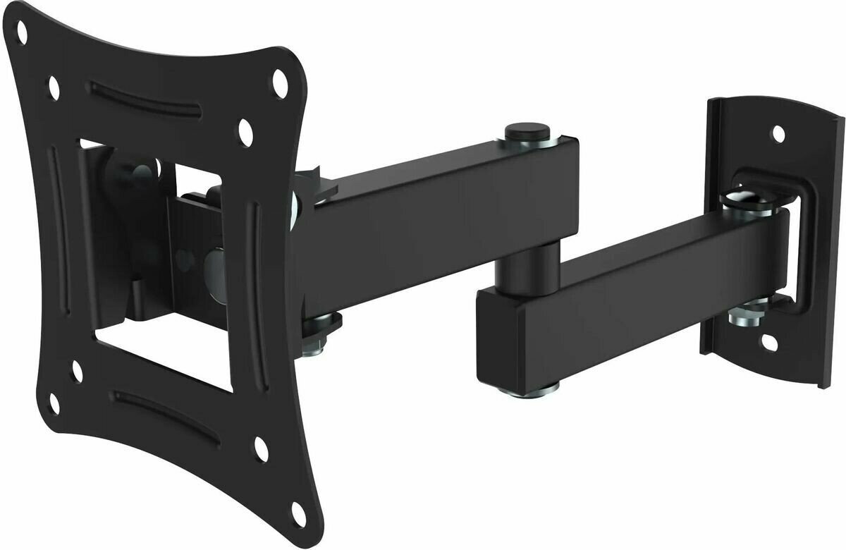 10"-27" Кронштейн Hyundai GL-N1 черный макс.15кг настенный поворотно-выдвижной и наклонный