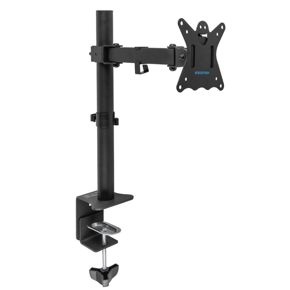 Кронштейн для мониторов Kromax CASPER-506 черный 10"-34" макс.10кг настольный поворот и наклон