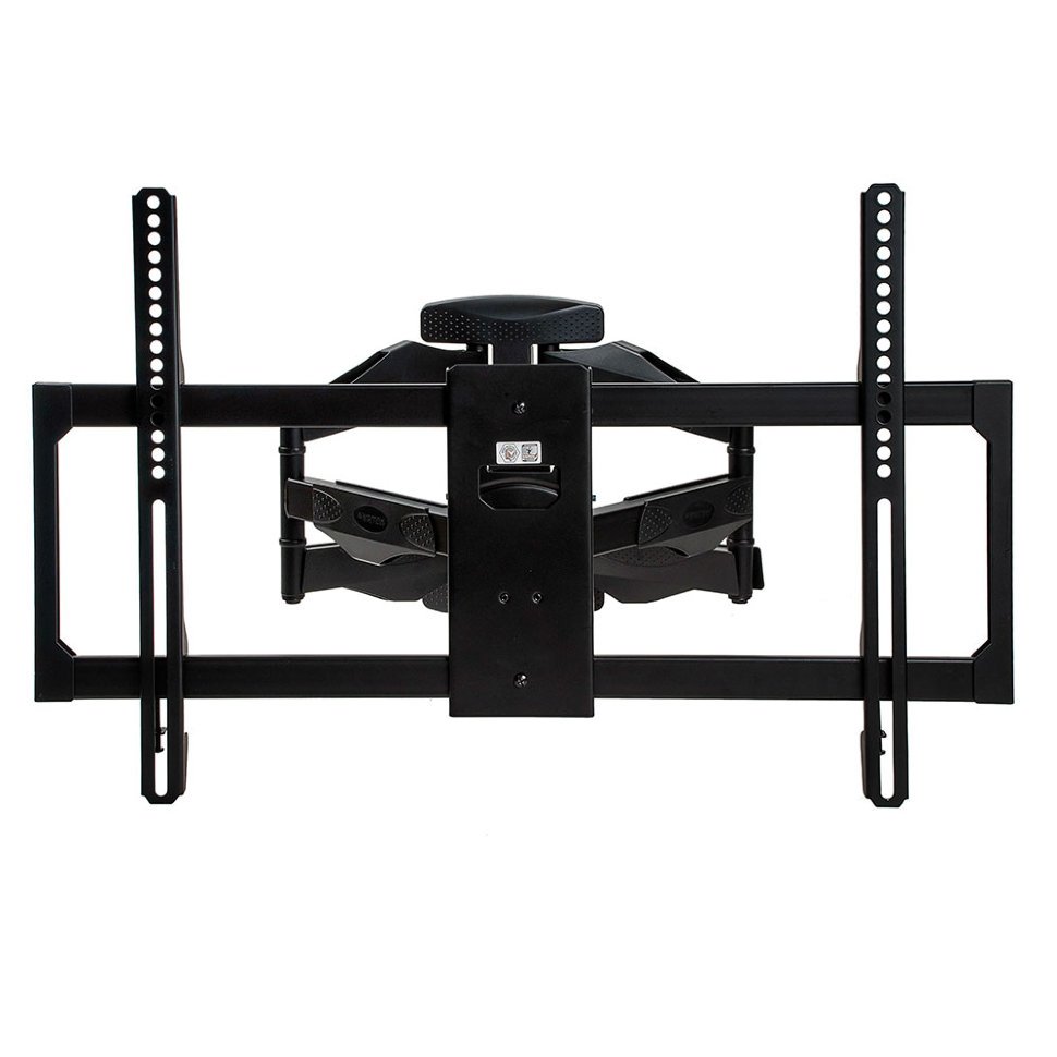 22"-65" Кронштейн Kromax ATLANTIS-35 new black Наклонно-поворотный max 50 кг, 5 ст св., нак. + 3° -10°, пов. 160 от ст. 52-500 мм., max VESA 600x40