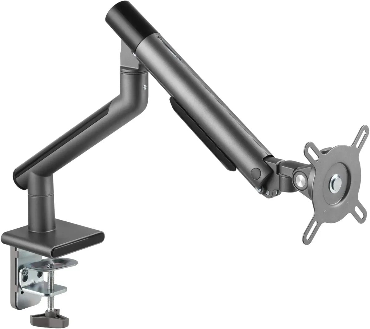Кронштейн для мониторов Ultramounts UM 713B черный 17"-32" макс.9кг крепление к столешнице поворот и наклон