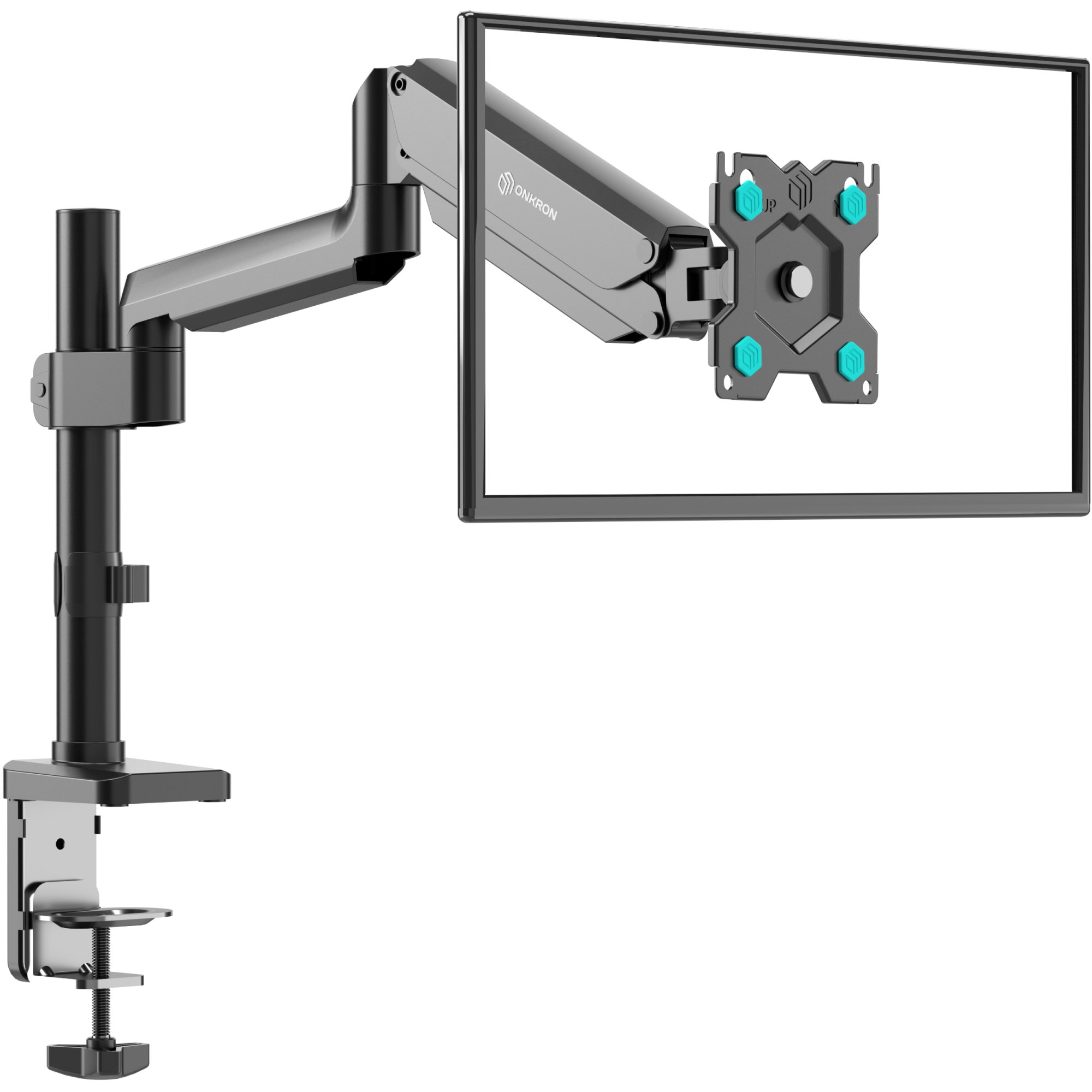 Кронштейн для монитора ONKRON G75 13"-34" настольный, чёрный