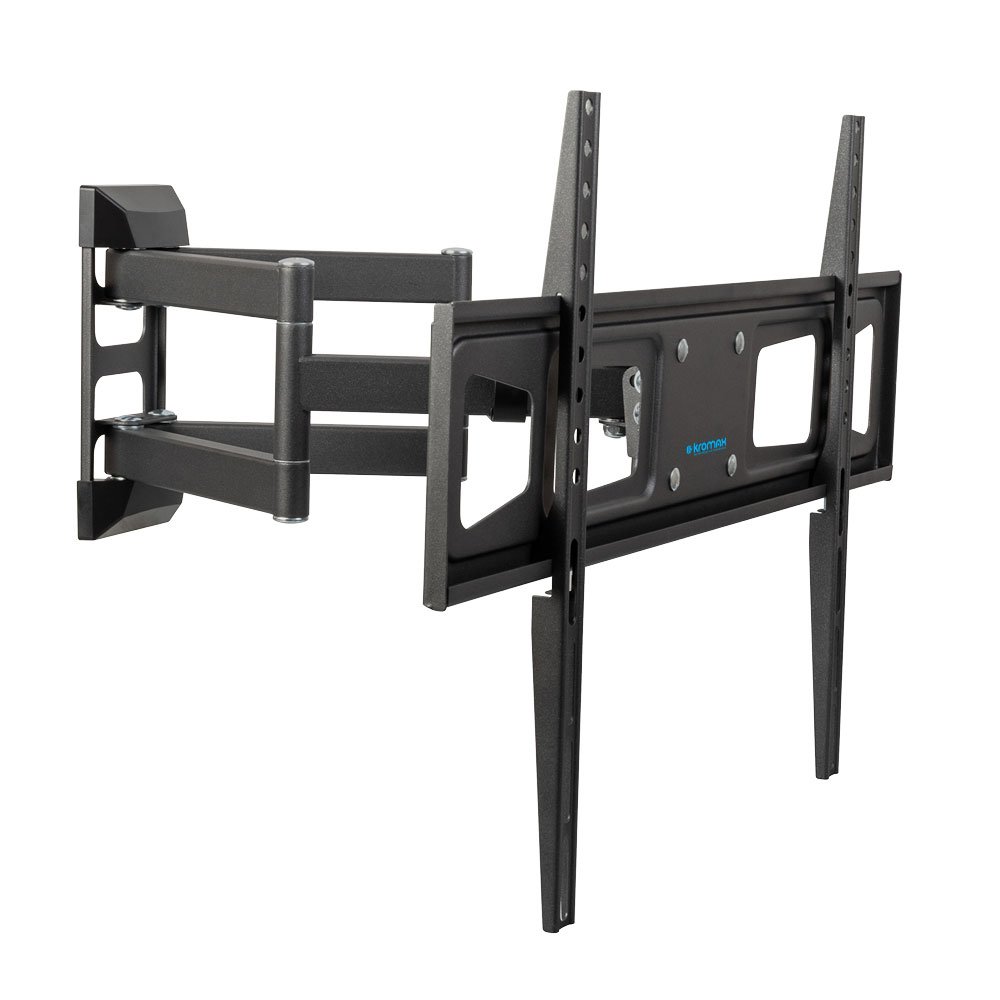 32"-75" Кронштейн Kromax CORBEL-11, max 45 кг, поворот и наклон, титан