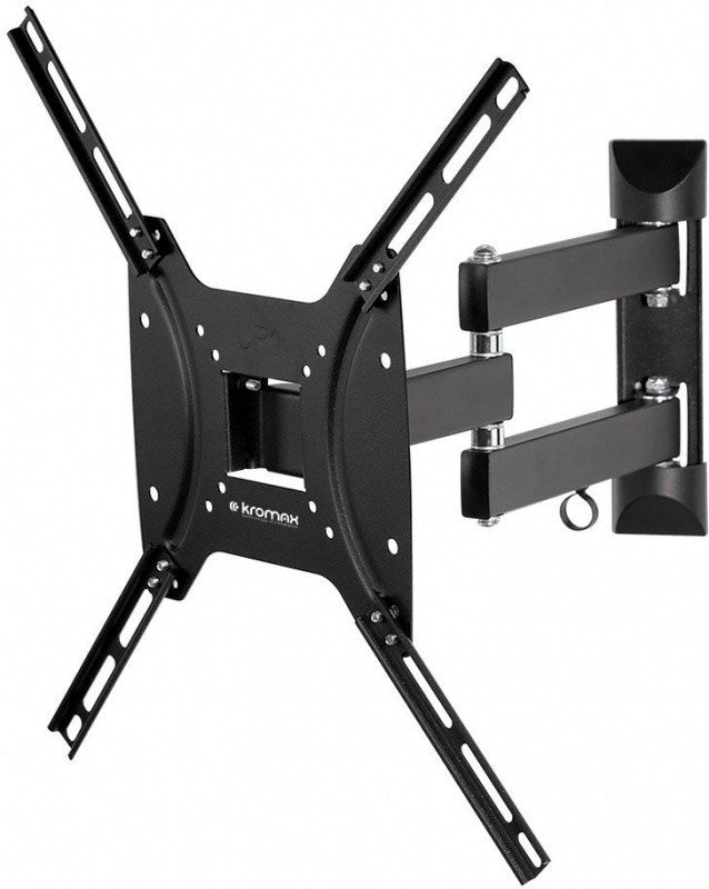 15"-55" Кронштейн Kromax OPTIMA-404 Наклонно-поворотный черный макс.35кг