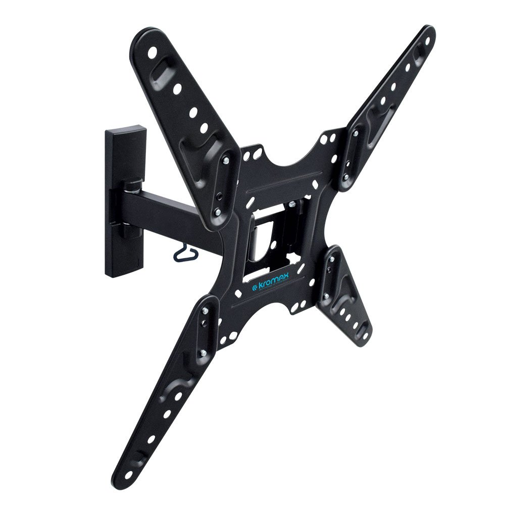 20"-55" Кронштейн Kromax OPTIMA-413 Наклонно-поворотный черный макс 30кг Vesa 400x400