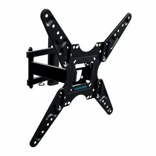 20"-55" Кронштейн Kromax OPTIMA-414 black Наклонно-поворотный max 30 кг. 5 ст св., нак. +5° -12°, пов. 180°, от ст. 64-415 мм., max VESA 400x400 мм