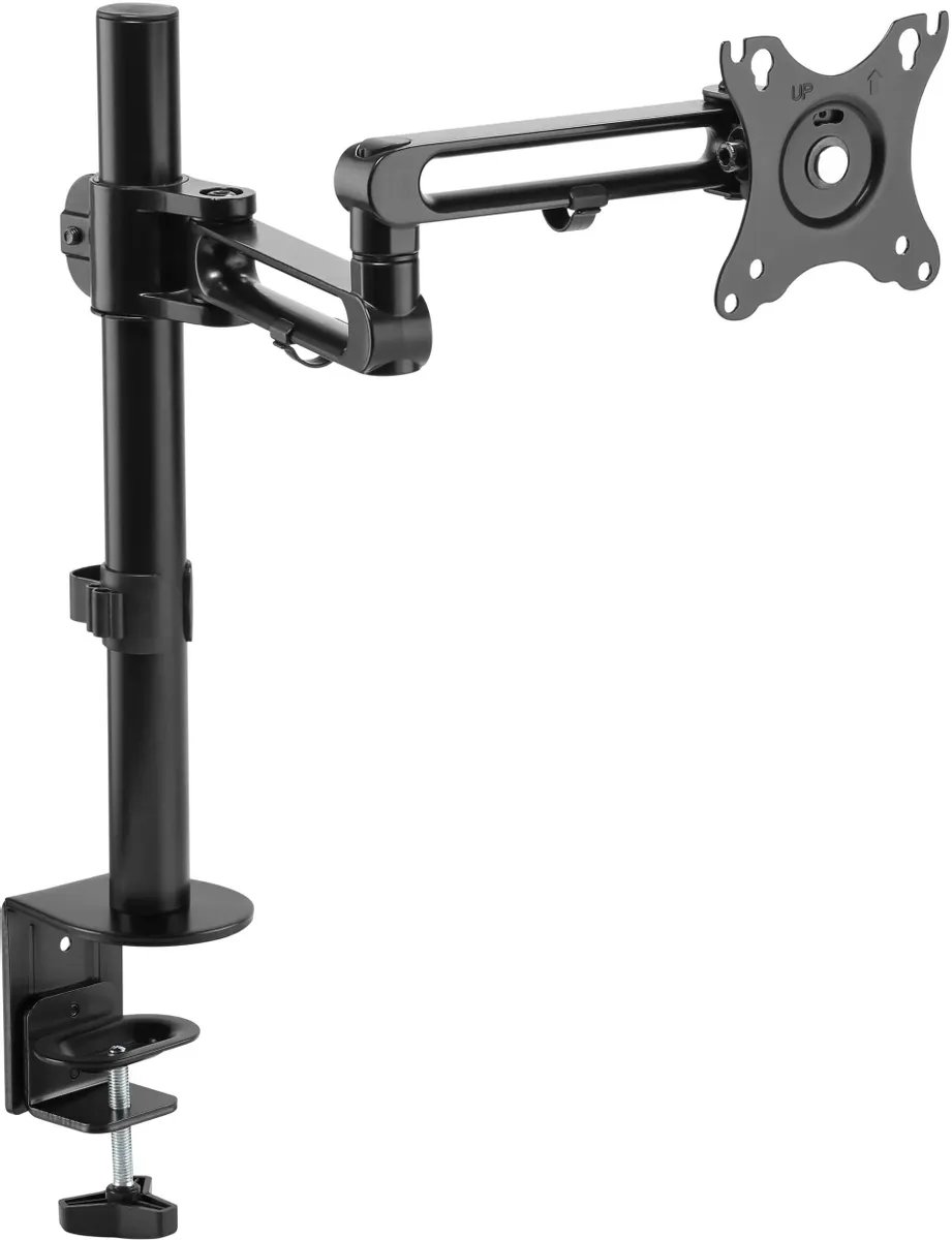 Кронштейн для мониторов Ultramounts UM 736 черный 17"-32" макс.8кг крепление к столешнице поворот и наклон