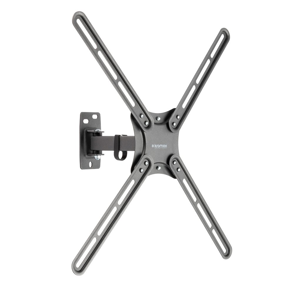 22"-65" Кронштейн для телевизора Kromax Corbel-6 черный макс.30 кг настенный поворот и наклон
