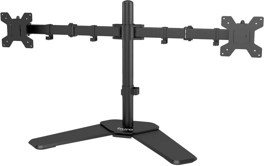Кронштейн для мониторов ЖК Buro M042 черный 15"-32" макс.8кг крепление к столешнице поворот и наклон