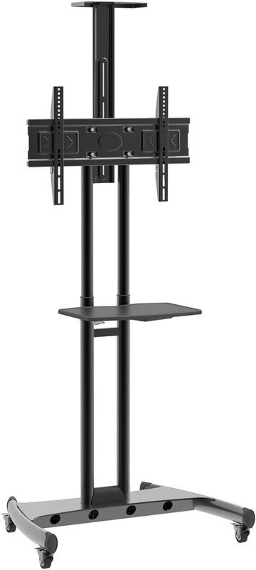 Стойка для телевизора Kromax Omega-17 черный 32"-80" макс.50кг напольный поворот и наклон