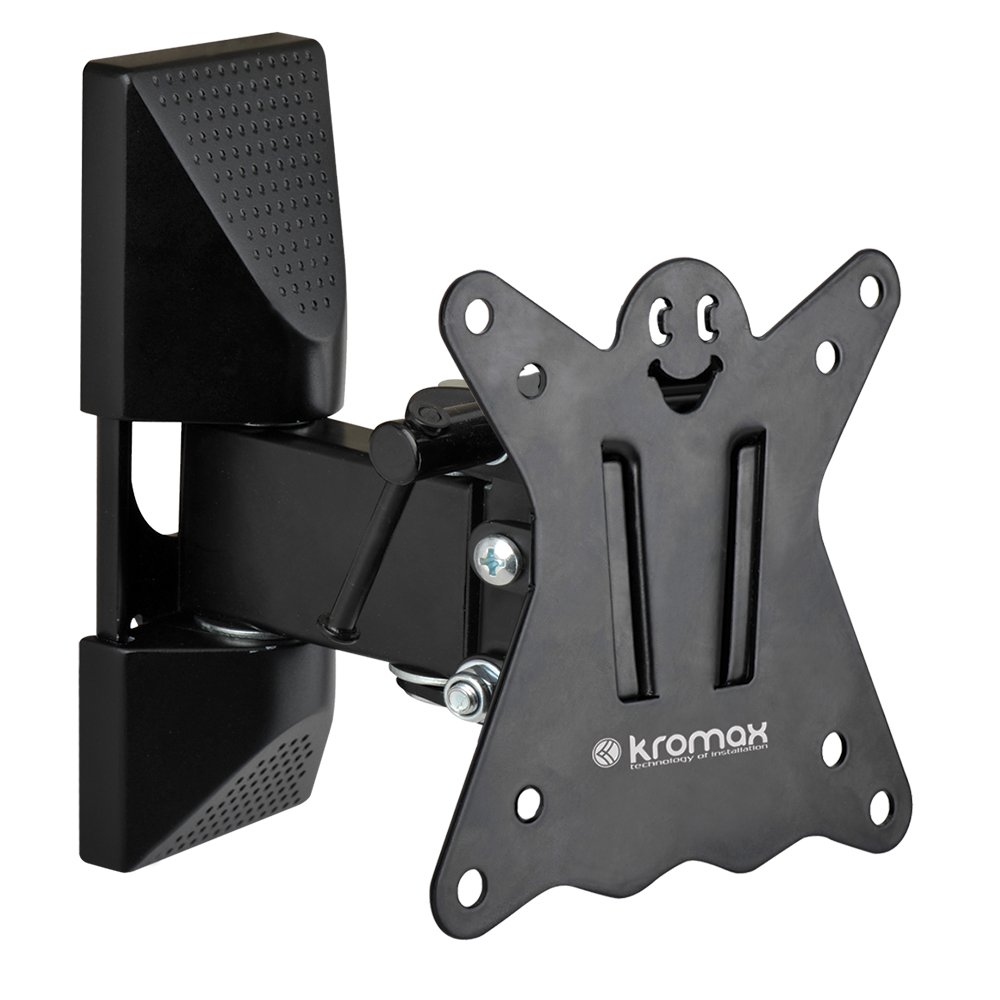 10"-26" Кронштейн Kromax CASPER-102 Наклонно-поворотный, черный, макс вес 25кг