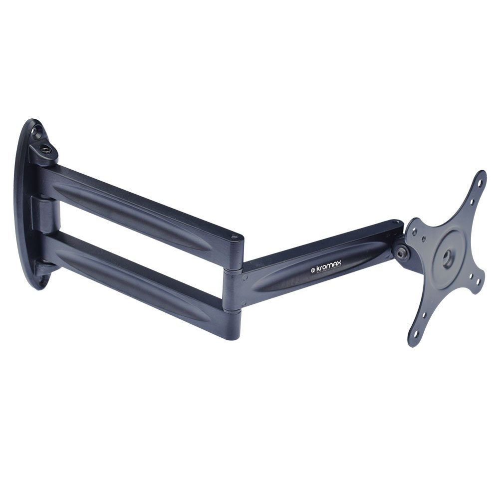 10"-32" Кронштейн Kromax TECHNO-11 Наклонно-поворотный черный макс.15кг