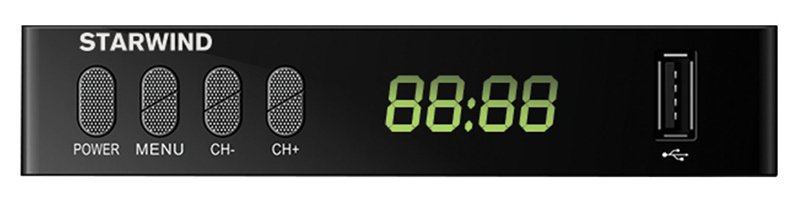 Ресивер DVB-T2 Starwind CT-220 черный DVB-T2/DVB-C/IPTV