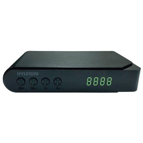 Ресивер DVB-T2 Hyundai H-DVB200 черный DVB-T, DVB-T2