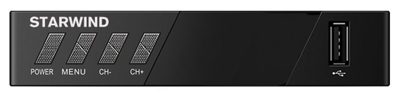 Ресивер DVB-T2 Starwind CT-140 черный DVB-T2/DVB-C/IPTV