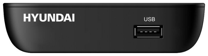 Ресивер DVB-T2 Hyundai H-DVB460 черный DVB-C, DVB-T, DVB-T2
