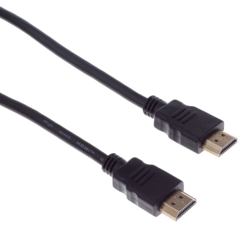 Кабель аудио-видео Buro HDMI 2.0 HDMI (m)/HDMI (m) 1м. Позолоченные контакты черный (BHP HDMI 2.0-1)