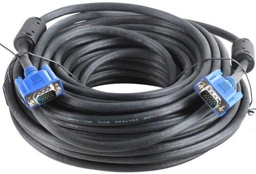Кабель VCom VVG6448-20M(C) монитор-SVGA card (15M-15M) 20м 2 фильтра