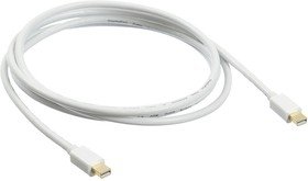 Кабель аудио-видео Buro 1.2v miniDisplayport (m)/miniDisplayport (m) 2м. Позолоченные контакты белый (BHP MDPP-2)