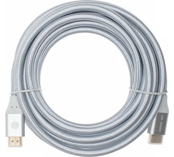 Кабель аудио-видео Cactus CS-HDMI.2.1-5 HDMI (m)/HDMI (m) 5м серебристый