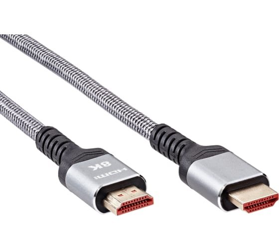 Кабель Vcom ACG859A-5.0 HDMI 19M/M, ver. 2.1 8KX60Hz Econom оплетка 5m iOpen