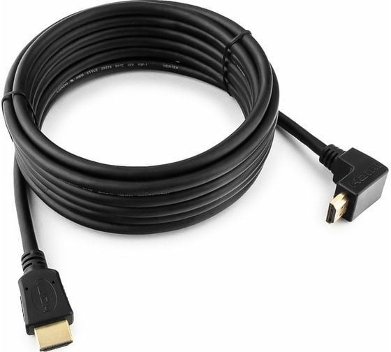 Кабель Gembird/Cablexpert CC-HDMI490-15 HDMI v1.4 19M/19M углов. разъем 4.5м черный