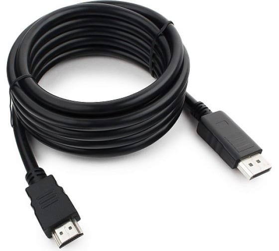 Кабель Gembird/Cablexpert CC-DP-HDMI-3M DisplayPort-HDMI 20M/19M 3м черный экран пакет