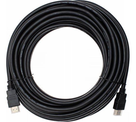 Кабель аудио-видео Cactus CS-HDMI.1.4-10 HDMI (m)/HDMI (m) 10м черный