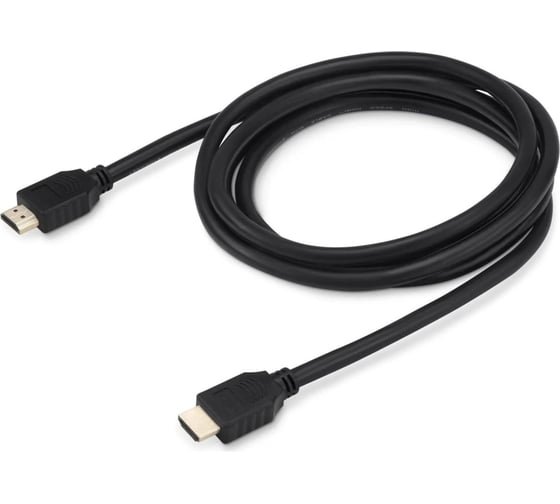 Кабель аудио-видео Buro HDMI 2.0 HDMI (m)/HDMI (m) 2м Позолоченные контакты черный (BHP HDMI 2.0)