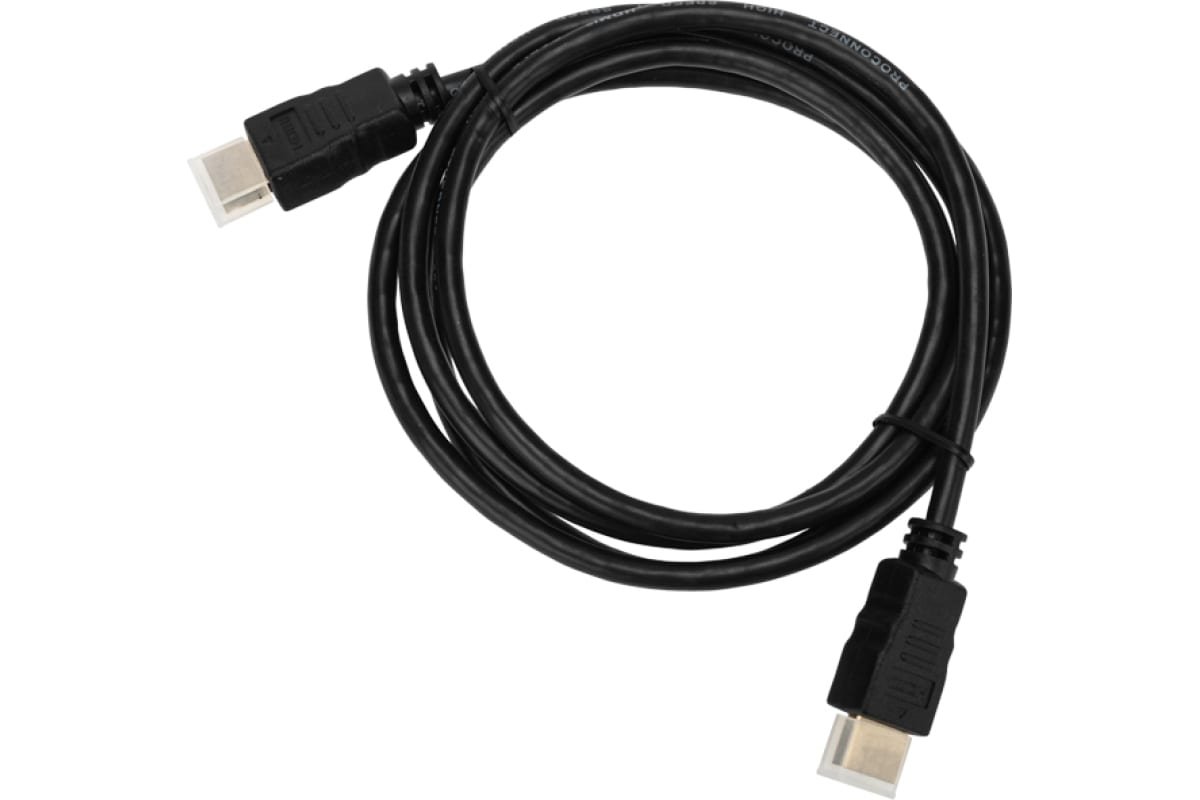 Кабель Proconnect (17-6203-8) HDMI - HDMI gold 1.5м без фильтров PE bag